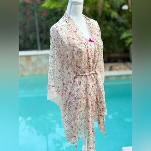 Victoria's Secret Pink Chemise with Floral Print